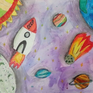 "Полет в космос"