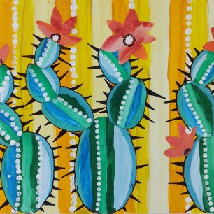 "Цветущие кактусы"