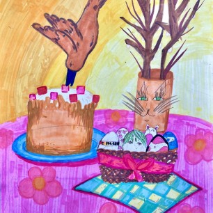 «Даже птицы любят куличи!»