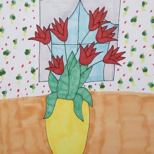 Красные тюльпаны