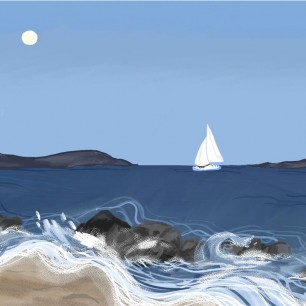 Море волнуется