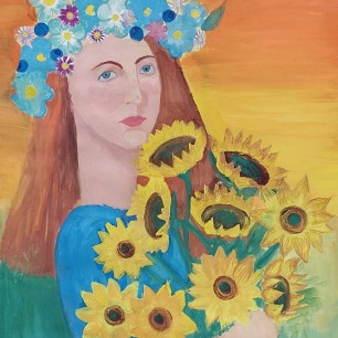 "Автопортрет осенью"