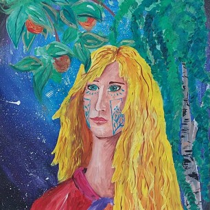 "Автопортрет летом"