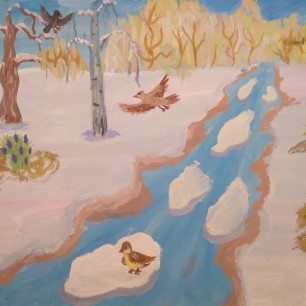 "Ледоход на реке"