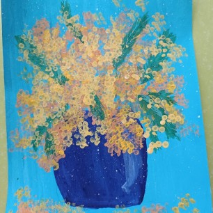 Букет мимозы