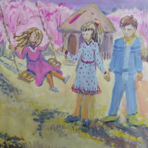 Весна на даче