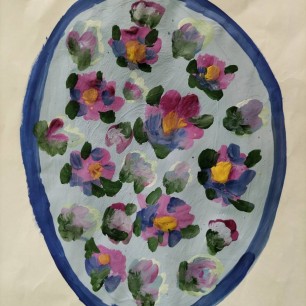 Финифть. Весенние цветы