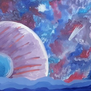 На спутнике Юпитера