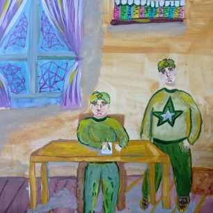В штабе