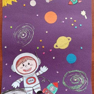 В открытом космосе