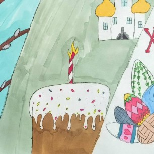 Пасха, запах куличей