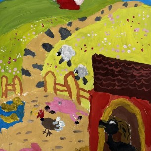 Фермерский пейзаж