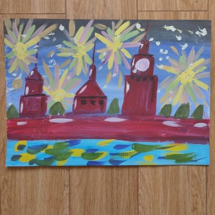 Салют над Москвой