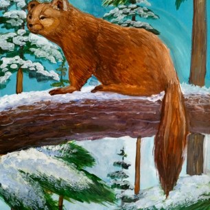 В зимнем лесу