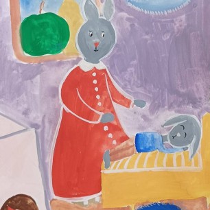 Спи, мой зайчик!