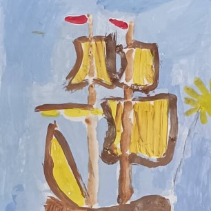 Плывёт, плывёт кораблик