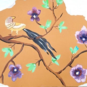 "В японском саду весной"