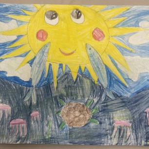 Рыбки, тоже, любят солнце!