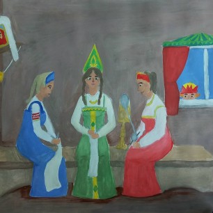 "Три девицы под окном..."