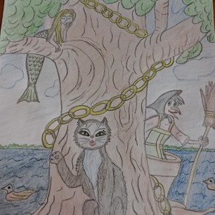 Кот учёный