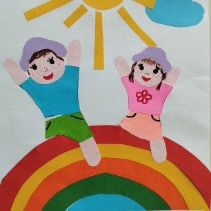 Детки на радуге