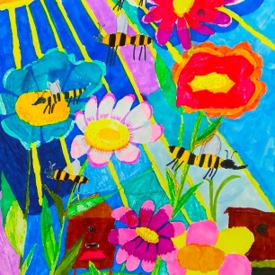 Пчелки на лугу