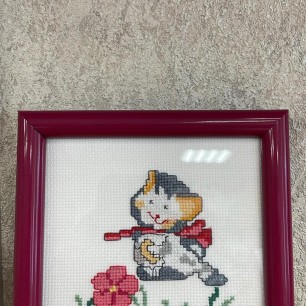 "Кошечка на полянке"