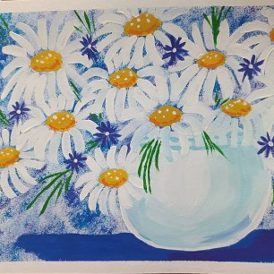 Букет ромашек