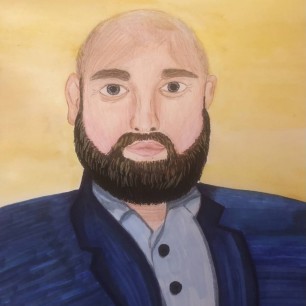 Портрет тренера по каратэ