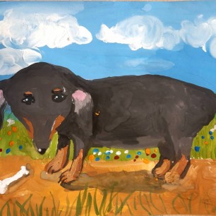 Моя любимая собака.