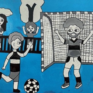 "Папа - вратарь"