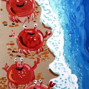 Крабы на прогулке