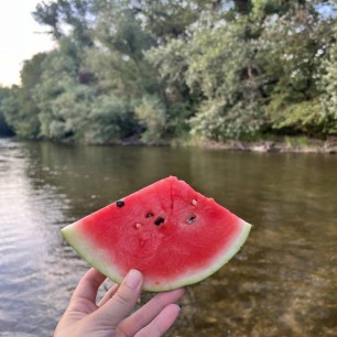 Сочная долька арбуза