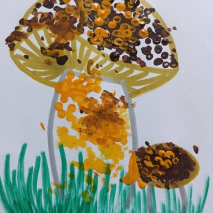 Первые грибочки