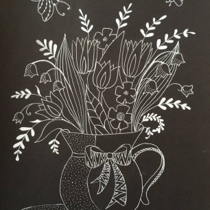 "Цветы и бабочки