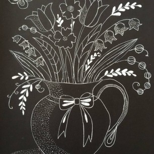 "Цветы и бабочки"