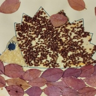 Весёлый ёжик.