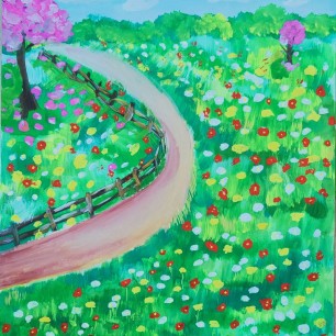 Поляна цветов