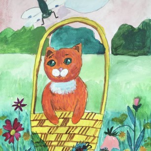 "Котик в корзинке"