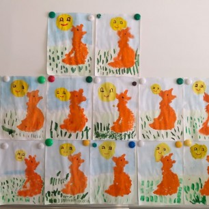 "Встреча лисы и колобка"