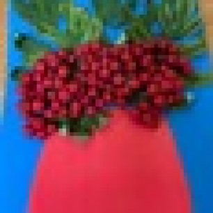 Букет из рябинки