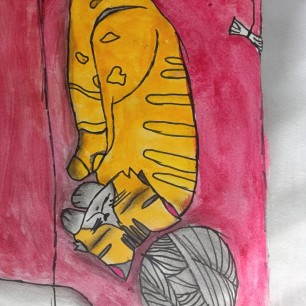 Мой рыжий кот