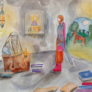 По происхождению А.С. Пушкина "Руслан и Людмила"