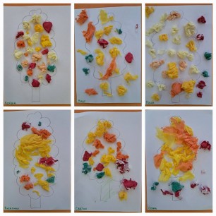 "Поможем Осени украсить деревья в яркий наряд д"