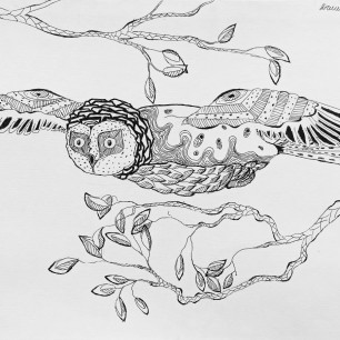 Летящая сова