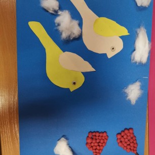 Птицы и рябина