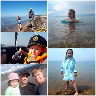 "Лето, я и моя семья, отдых на любимом озере"