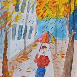 Прогулка под дождем