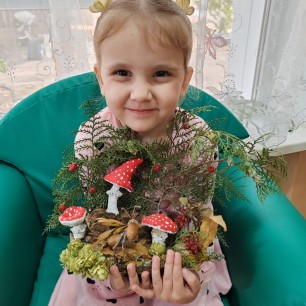 На грибной поляне