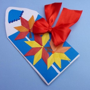 Открытка- карандаш «Любимому учителю!».